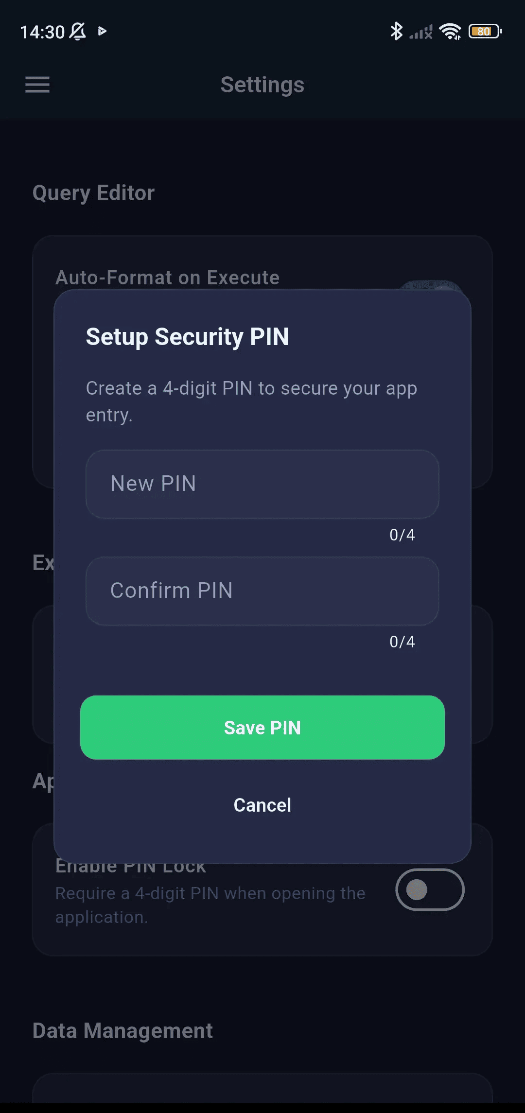 Biometric Lock Mobile