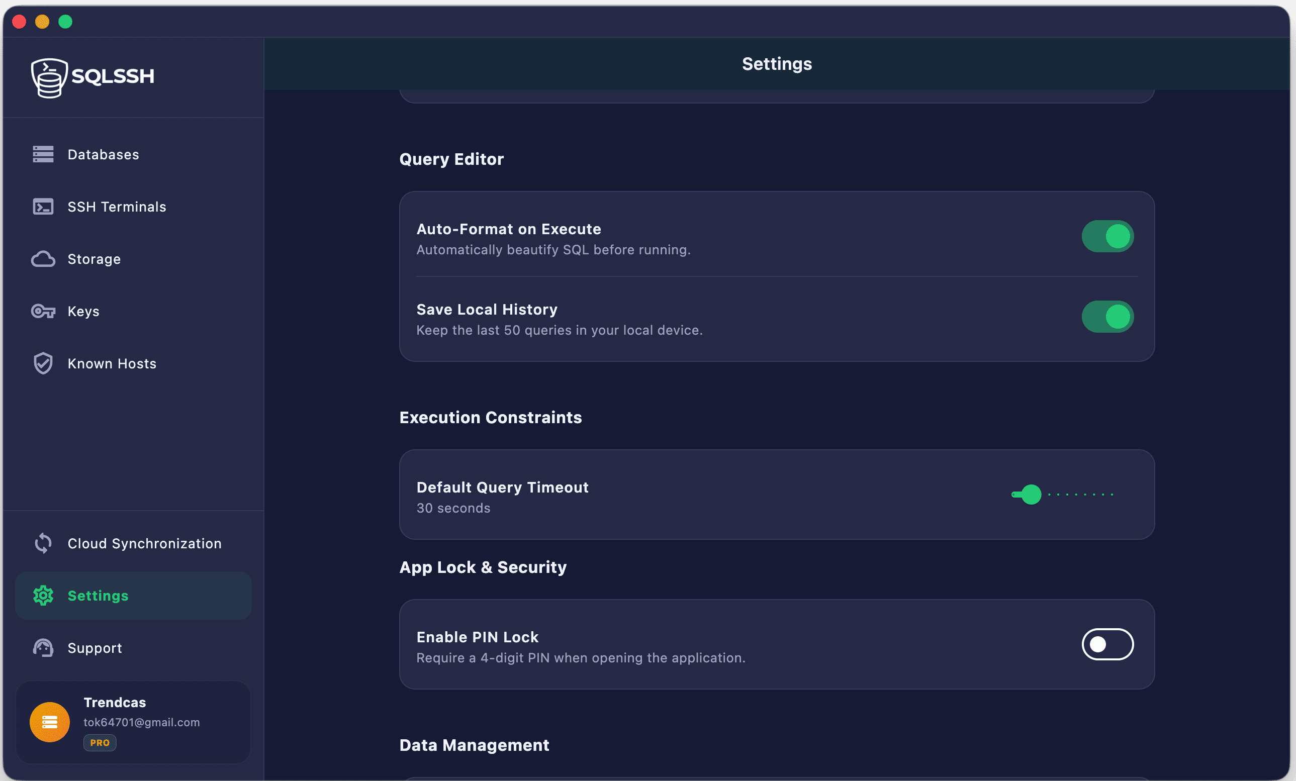 Theme Settings Desktop