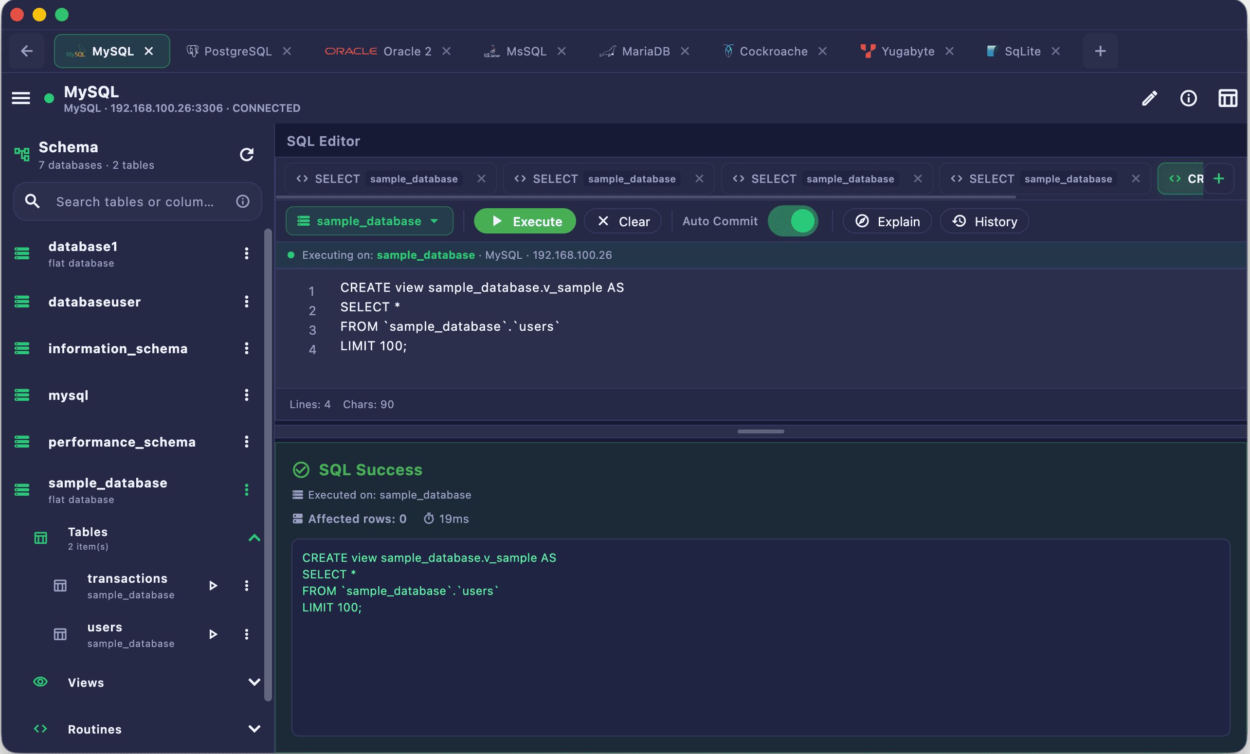 SQL Editor Desktop