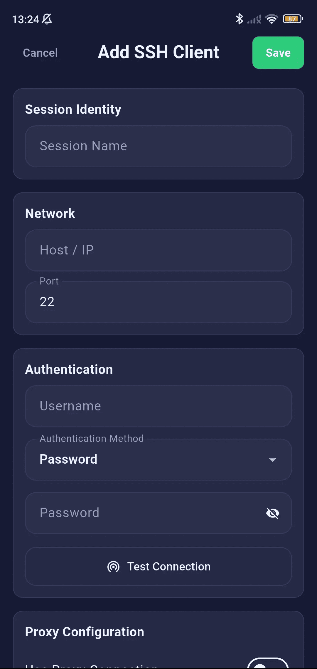 SSH Client Manager Mobile