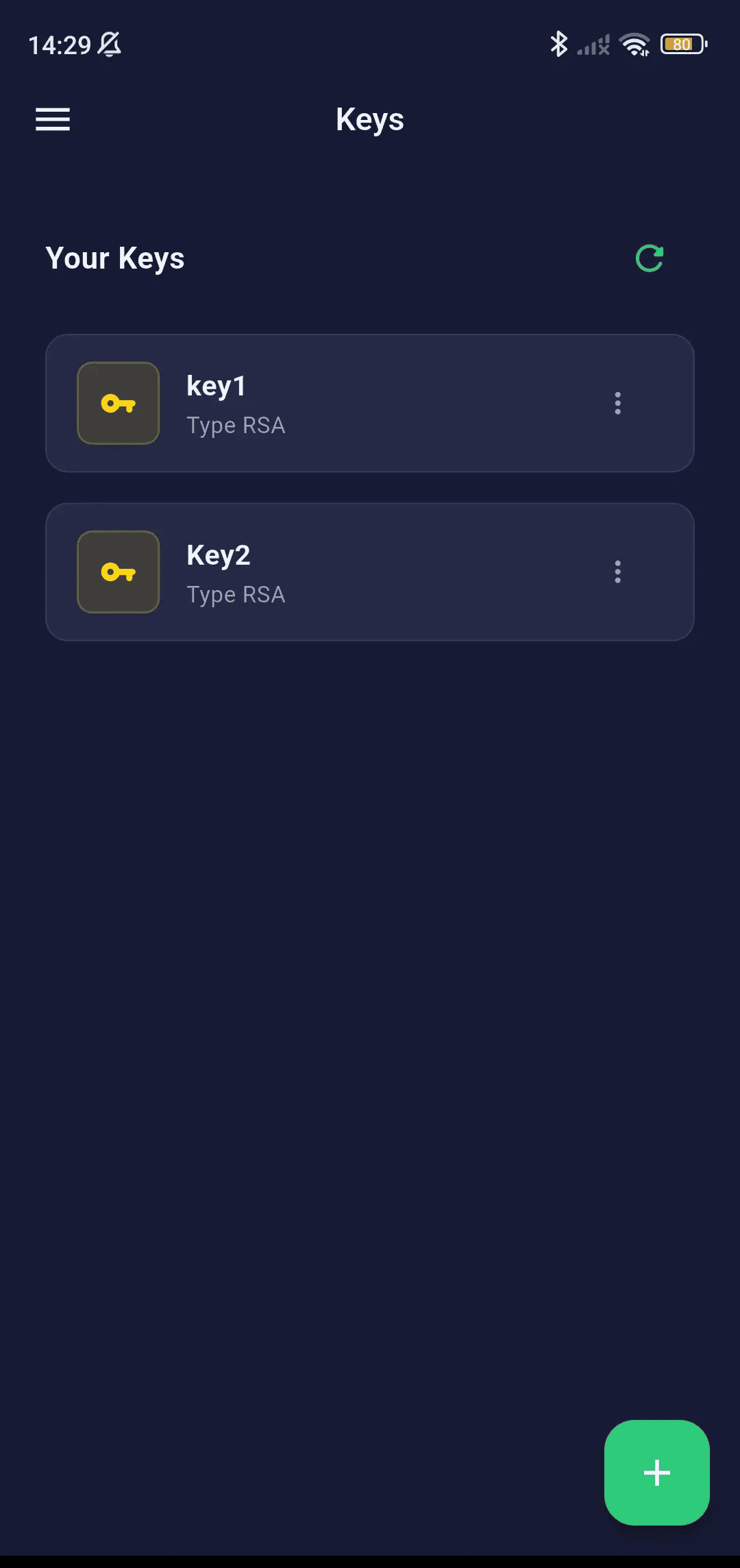 SSH Key Manager Mobile