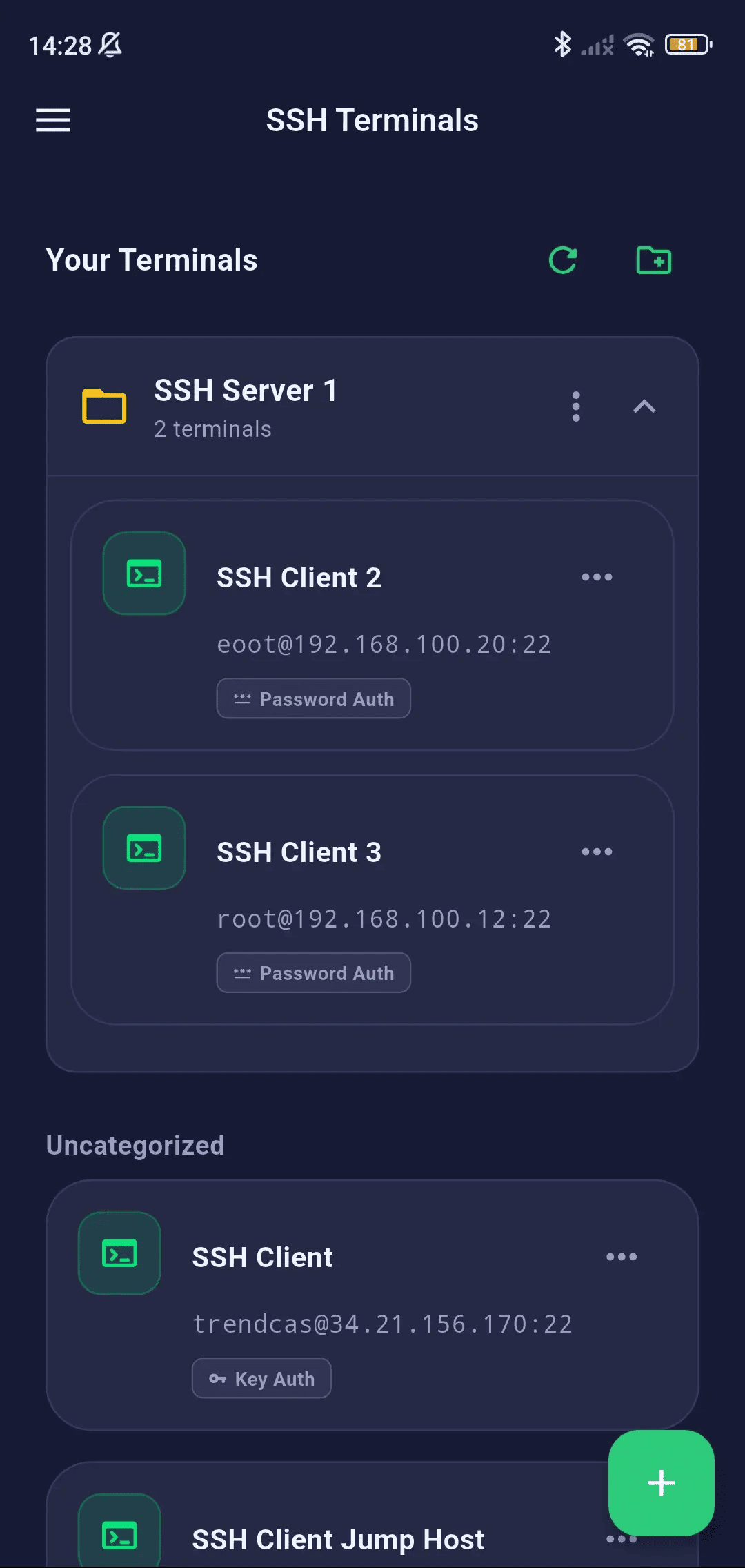 SSH Terminal Mobile