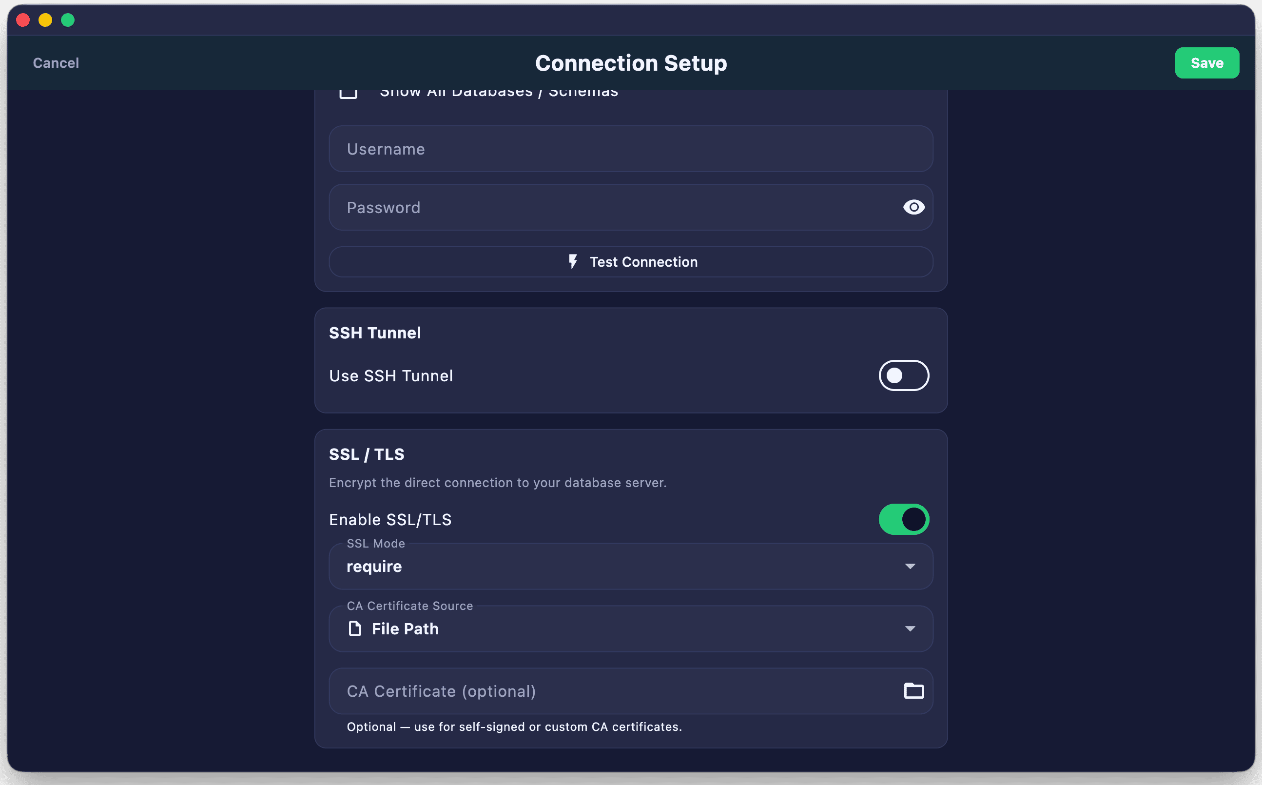 SSL Config Desktop