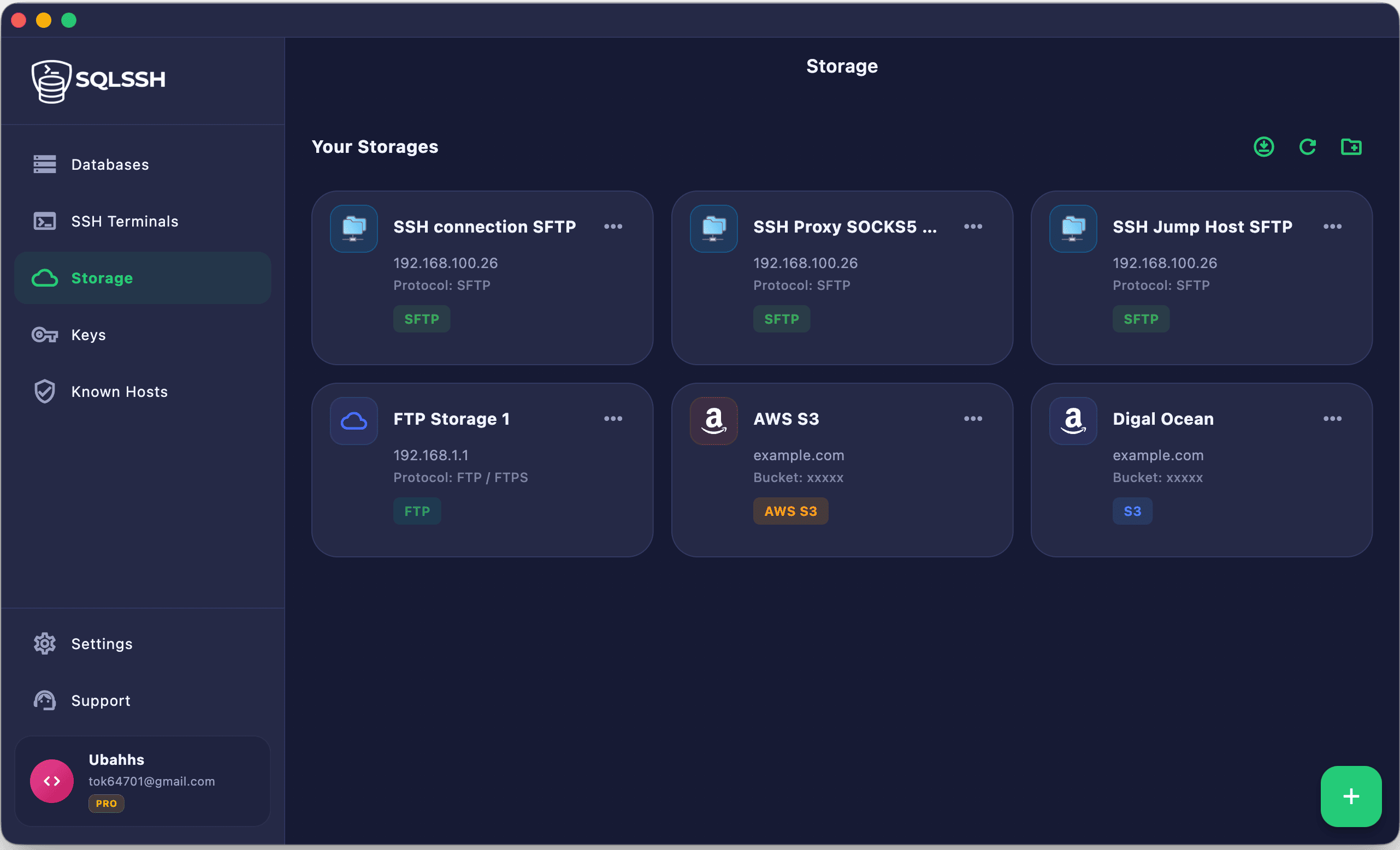 Cloud Storage Connections