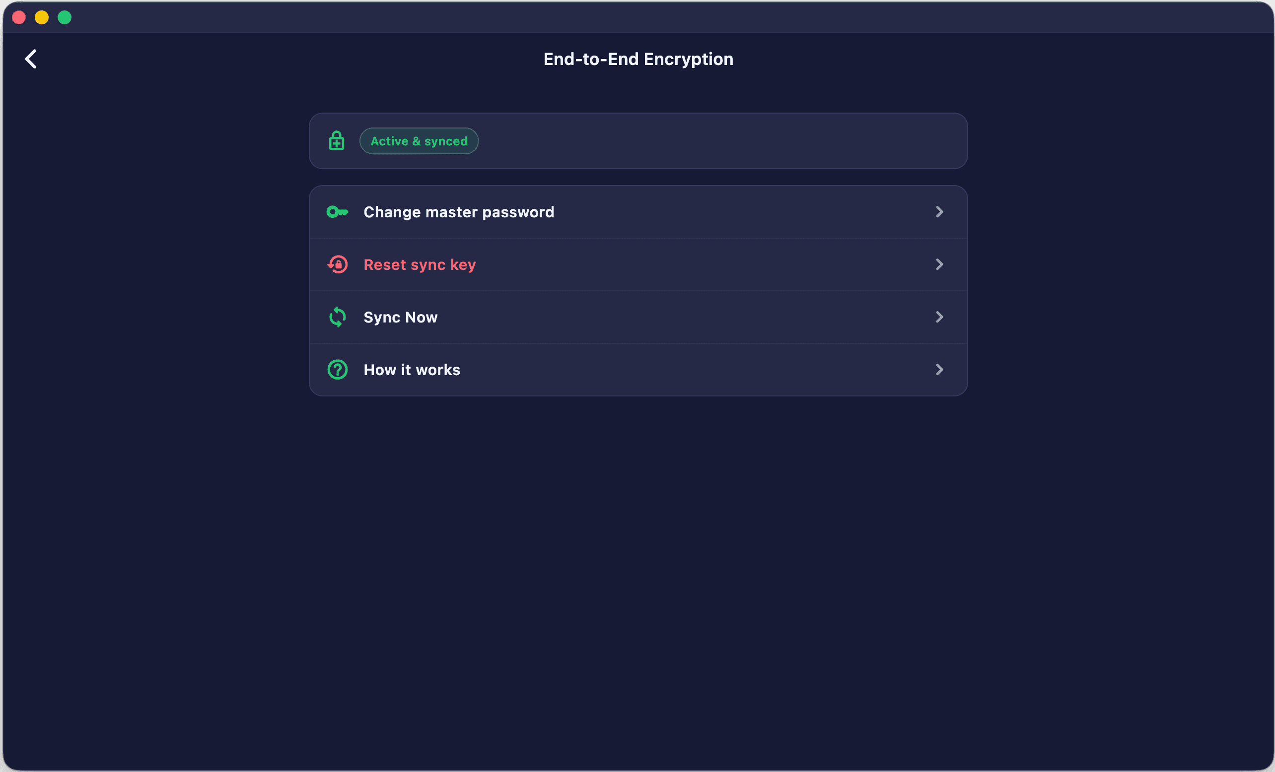 Sync Setup Desktop