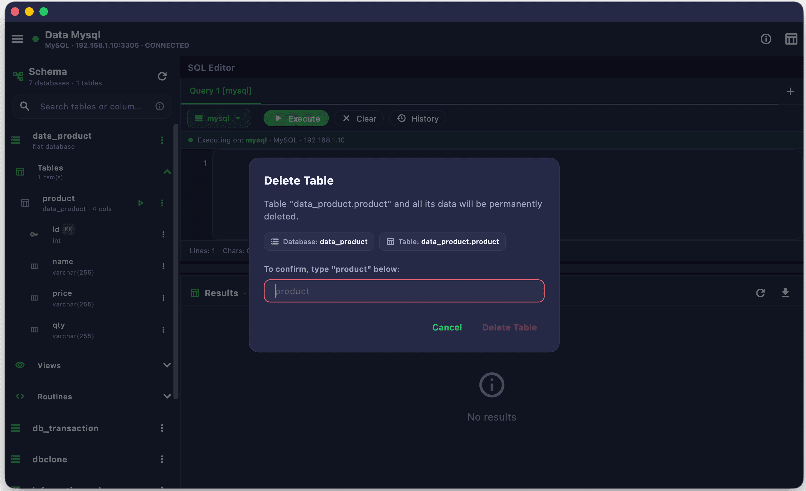 Export Dialog Desktop